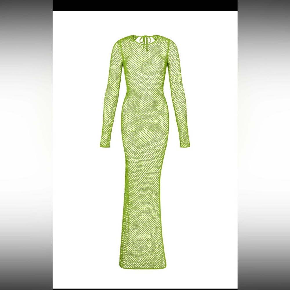 Ibiza Dress (cover up) by Shondel in Lime, size medium (as seen on celebrities) - Picture 7 of 13